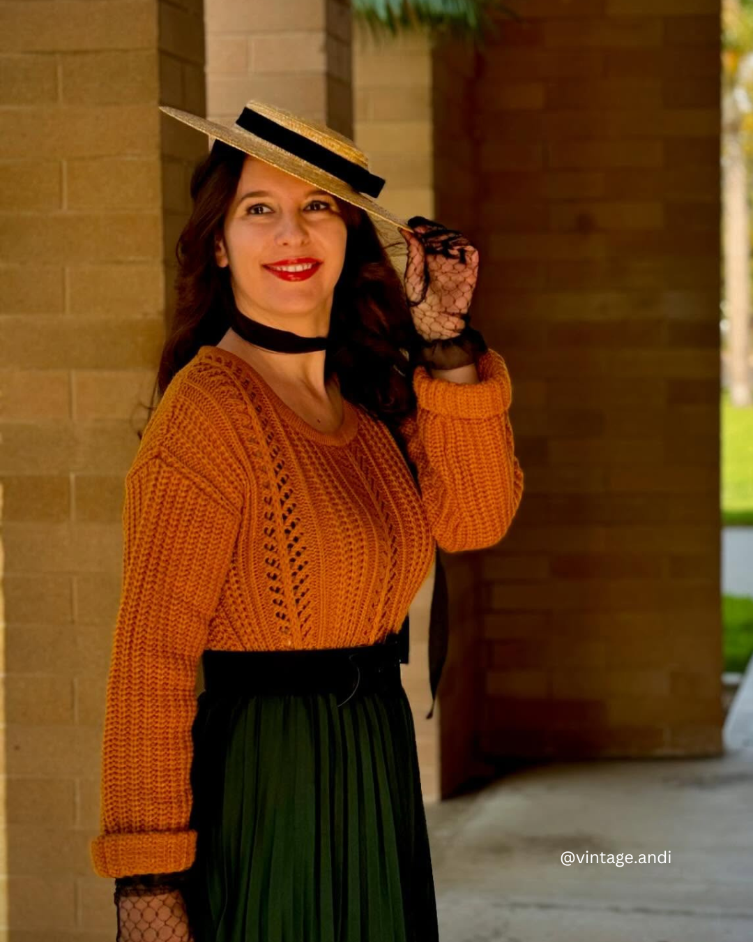 Leaf Crochet Detailed Rolled Up Sleeve Sweater HB2052 (S-L)