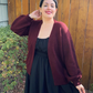 Bubble Bell Sleeve Chunky Open Sweater Cardigan MK8235 (S-L)