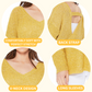 Long Sleeve V-Neck Back Cutout Knit Pullover Summer Sweater MK8144 (S-L)