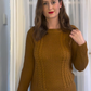 Cute Cable Long Sleeve Sweater Knit Pullover MK3312 (S-L)