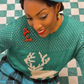 Deer Jacquard Christmas Pullover Sweater MK3457S (S-L)