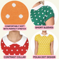 Puffed Cap Sleeve Polka Dot Jacquard Sweater MK3673 (S-L)