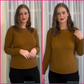 Cute Cable Long Sleeve Sweater Knit Pullover MK3312 (S-L)