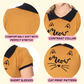 Women's Meow Cat Classic Contrast Collar Short Sleeve Casual Pullover Sweater MK3591MEOW (S-L)