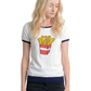 Short Sleeve Crewneck French Fries Print T-Shirt Sweater MK32002 (S-L)