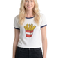 Short Sleeve Crewneck French Fries Print T-Shirt Sweater MK32002 (S-L)