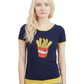 Short Sleeve Crewneck French Fries Print T-Shirt Sweater MK32002 (S-L)