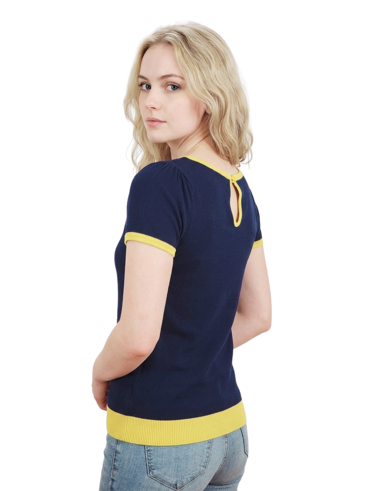Short Sleeve Crewneck French Fries Print T-Shirt Sweater MK32002 (S-L)