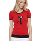 Short Sleeve Crewneck Cat Print Casual T-Shirt Sweater MK32004CAT (S-L)
