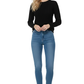 Cute Cable Long Sleeve Sweater Knit Pullover MK3312 (S-L)