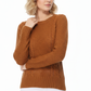 Cute Cable Long Sleeve Sweater Knit Pullover MK3312 (S-L)