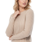 Cute Cable Long Sleeve Sweater Knit Pullover MK3312 (S-L)
