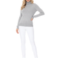 Women's Long Sleeve Turtleneck Pullover Sweater MK3349 (S-L)