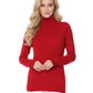 Women's Long Sleeve Turtleneck Pullover Sweater MK3349 (S-L)