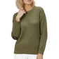 Honeycomb Stitch Sweater Top with Elbow Patch MK3354 (S-L)