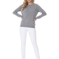 Women's Casual Long Sleeve Crewneck Pullover Sweater MK3399 (S-L)