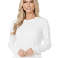 Women's Casual Long Sleeve Crewneck Pullover Sweater MK3399 (S-L)