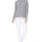 Women's Casual Long Sleeve Crewneck Pullover Sweater MK3399 (S-L)