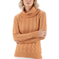 Thick Turtleneck Cable Knit Pullover Sweater MK3432