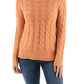 Thick Turtleneck Cable Knit Pullover Sweater MK3432