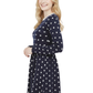 Baby Doll Polka Dot Patterned Sweater Dress MK3447 (S-L)