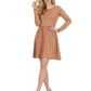 Baby Doll Polka Dot Patterned Sweater Dress MK3447 (S-L)
