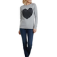Love Heart Jacquard Round Neck Pullover Sweater MK3506 (S-L)