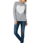 Love Heart Jacquard Round Neck Pullover Sweater MK3506 (S-L)