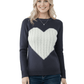 Love Heart Jacquard Round Neck Pullover Sweater MK3506 (S-L)