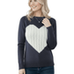 Love Heart Jacquard Round Neck Pullover Sweater MK3506 (S-L)