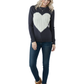 Love Heart Jacquard Round Neck Pullover Sweater MK3506 (S-L)