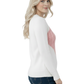 Love Heart Jacquard Round Neck Pullover Sweater MK3506 (S-L)