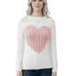 Love Heart Jacquard Round Neck Pullover Sweater MK3506 (S-L)