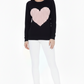 Love Heart Jacquard Round Neck Pullover Sweater MK3506 (S-L)