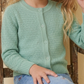 Girl Cute Crochet Pattern Cropped Daily Cardigan Sweater MK3514KID (2/4-10/12)