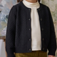 Girl Cute Crochet Pattern Cropped Daily Cardigan Sweater MK3514KID (2/4-10/12)