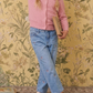 Girl Cute Crochet Pattern Cropped Daily Cardigan Sweater MK3514KID (2/4-10/12)