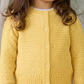 Girl Cute Crochet Pattern Cropped Daily Cardigan Sweater MK3514KID (2/4-10/12)