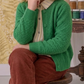 Girl Cute Crochet Pattern Cropped Daily Cardigan Sweater MK3514KID (2/4-10/12)
