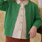 Girl Cute Crochet Pattern Cropped Daily Cardigan Sweater MK3514KID (2/4-10/12)