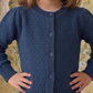 Girl Cute Crochet Pattern Cropped Daily Cardigan Sweater MK3514KID (2/4-10/12)