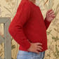 Girl Cute Crochet Pattern Cropped Daily Cardigan Sweater MK3514KID (2/4-10/12)