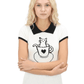Pointed Collar Cat Tea Cup Short Sleeve Pullover Sweater MK3591CAT (S-L)
