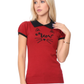 Women's Meow Cat Classic Contrast Collar Short Sleeve Casual Pullover Sweater MK3591MEOW (S-L)