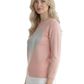 Love Heart Chenille Crewneck 3/4 Sleeve Pullover Sweater MK3595 (S-L)