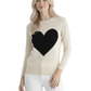 Love Heart Chenille Crewneck 3/4 Sleeve Pullover Sweater MK3595 (S-L)