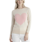 Love Heart Chenille Crewneck 3/4 Sleeve Pullover Sweater MK3595 (S-L)