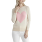 Love Heart Chenille Crewneck 3/4 Sleeve Pullover Sweater MK3595 (S-L)