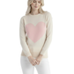 Love Heart Chenille Crewneck 3/4 Sleeve Pullover Sweater MK3595 (S-L)