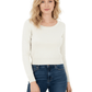 Round Neck Long Sleeve Crop Sweater Knit Crop Top MK3637 (S-XL)